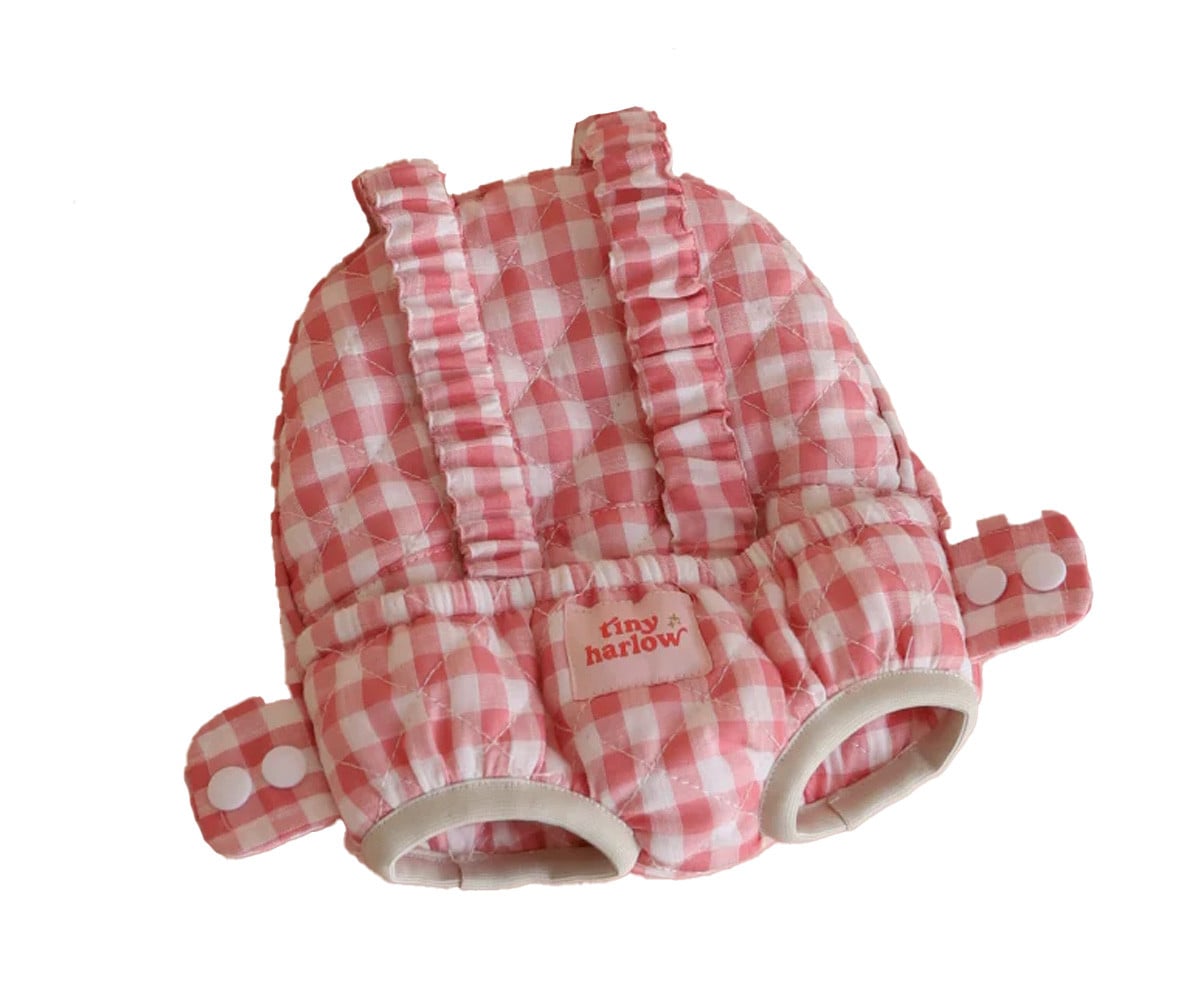 Porte-Poupée Tiny Harlow Vichy Rose
