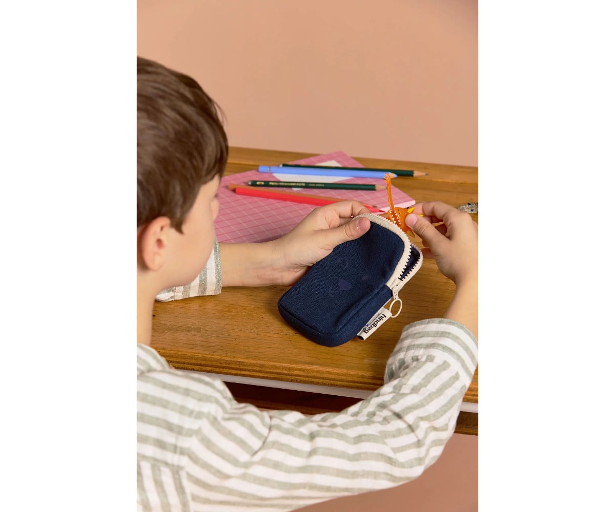 Pochette per Bambini Billy Navy - Grigio Riflettente