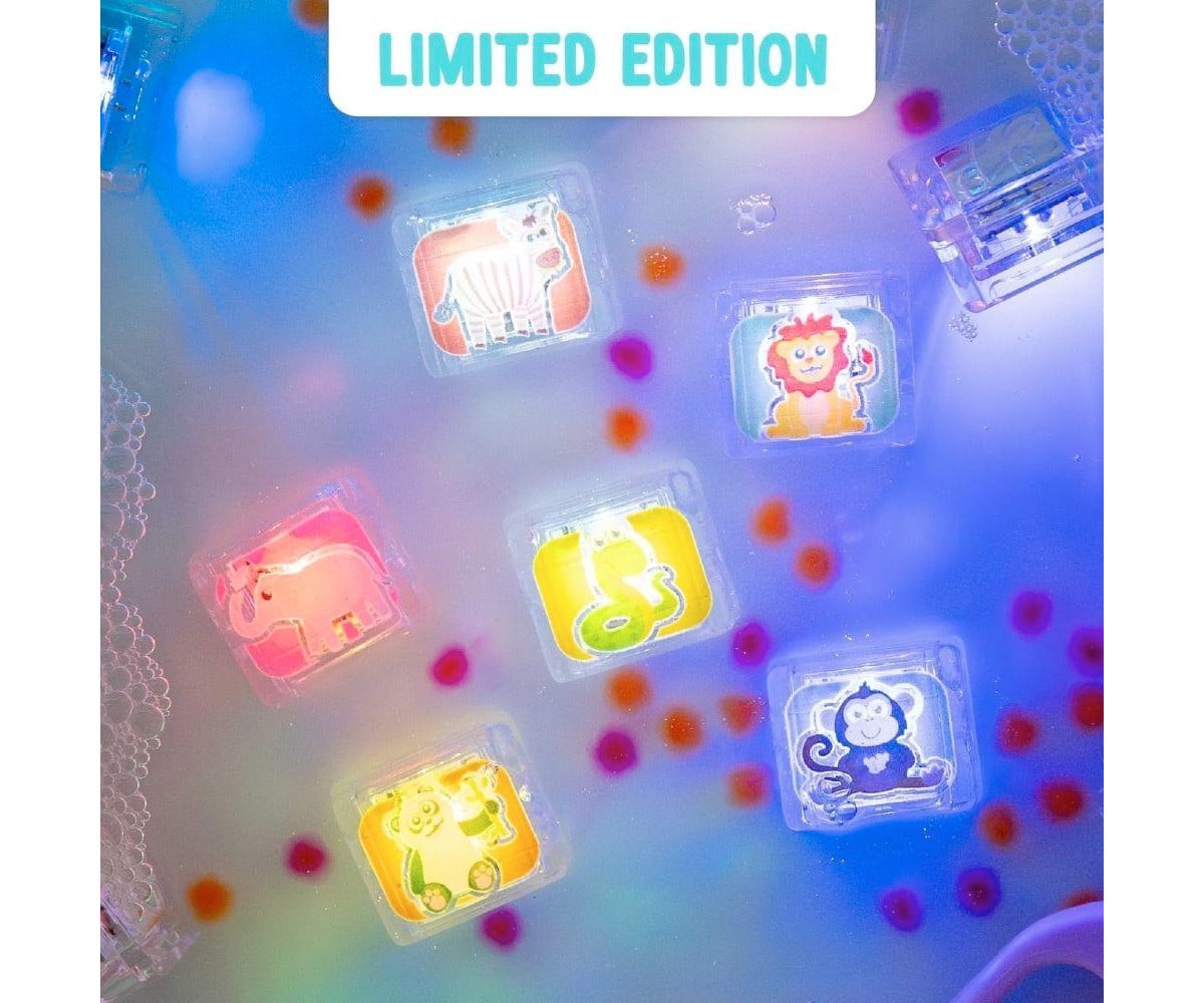 Conjunto de cubos sensoriais Party Zoo Light