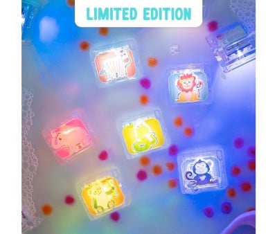 Conjunto de cubos sensoriais Party Zoo Light