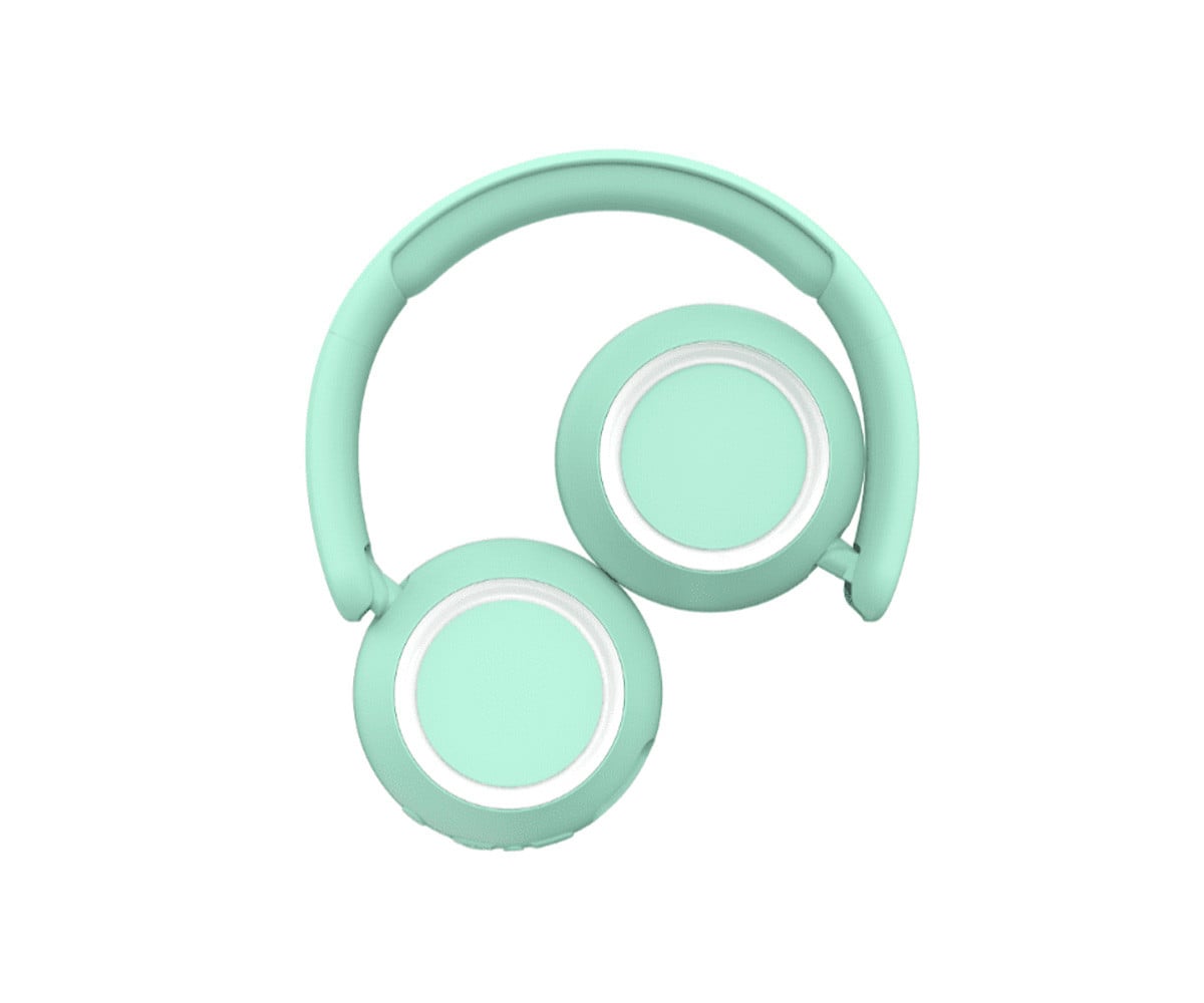 Cuffie Menta Wireless con Luce Ambientale