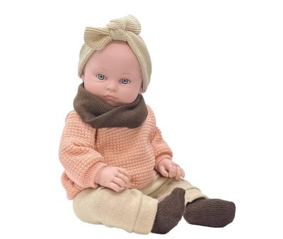 Bambola Bambinis Yaelle Completo Invernale Maglione Rosa
