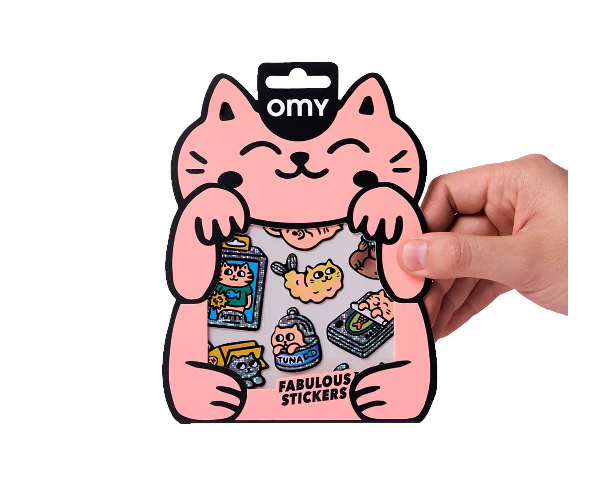 Adesivos fluorescentes Big Kitty