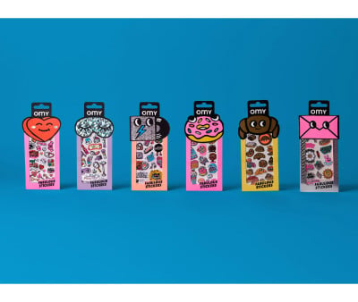 Pegatinas Fluorescentes Iconic Messages