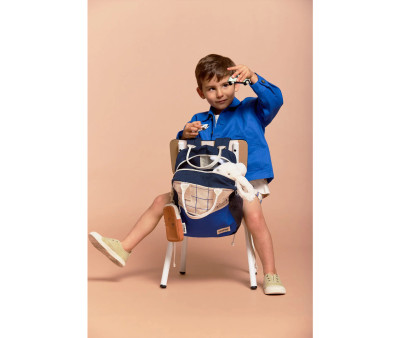 Mochila Preescolar Arthur Cuadros Beige Personalizable