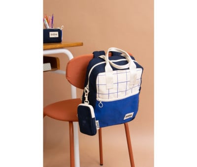 Mochila Preescolar Arthur Cuadros Beige Personalizable
