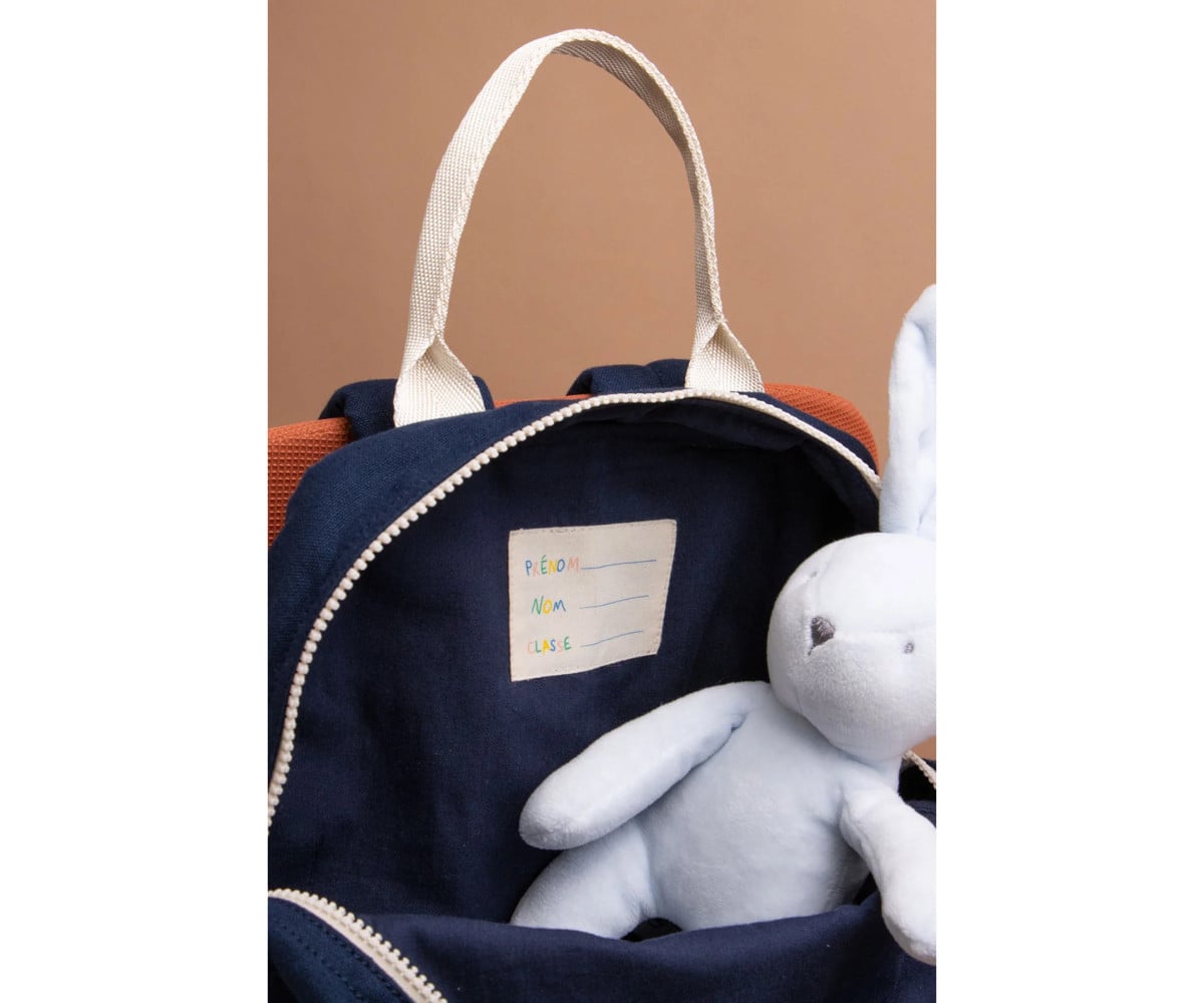 Mochila Preescolar Arthur Cuadros Beige Personalizable