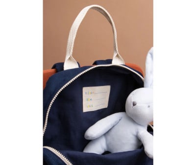 Mochila Preescolar Arthur Cuadros Beige Personalizable