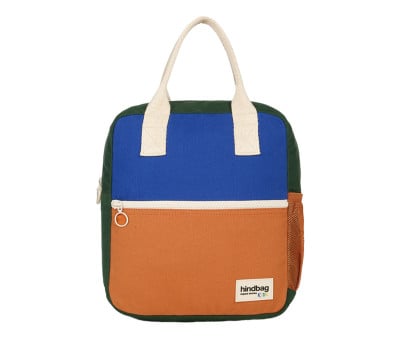 Mochila Preescolar Arthur Tricolor Azul Eléctrico Personalizable