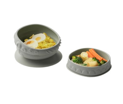 Bol en Silicone avec Couvercle et Ventouse Sage