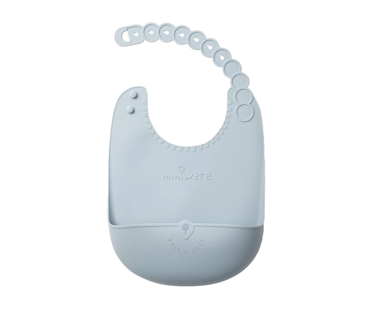 Bavoir Enroulable en Silicone Chickory