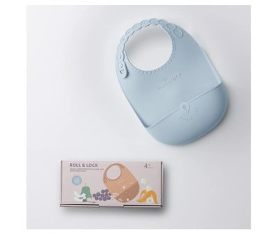 Bavoir Enroulable en Silicone Chickory