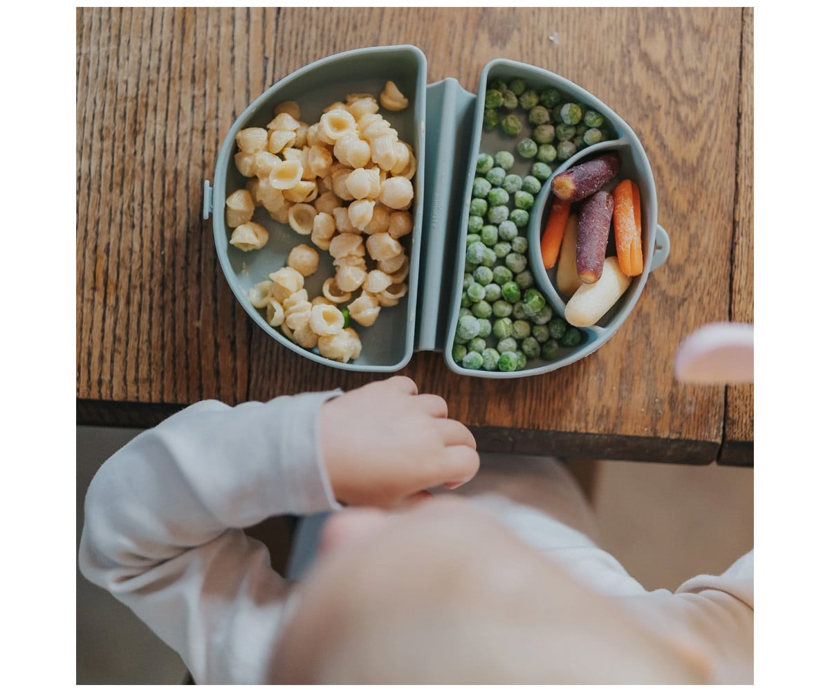 Set Assiette Pliante et Cuillère en Silicone Oat