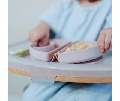 Set Assiette Pliante et Cuillère en Silicone Oat