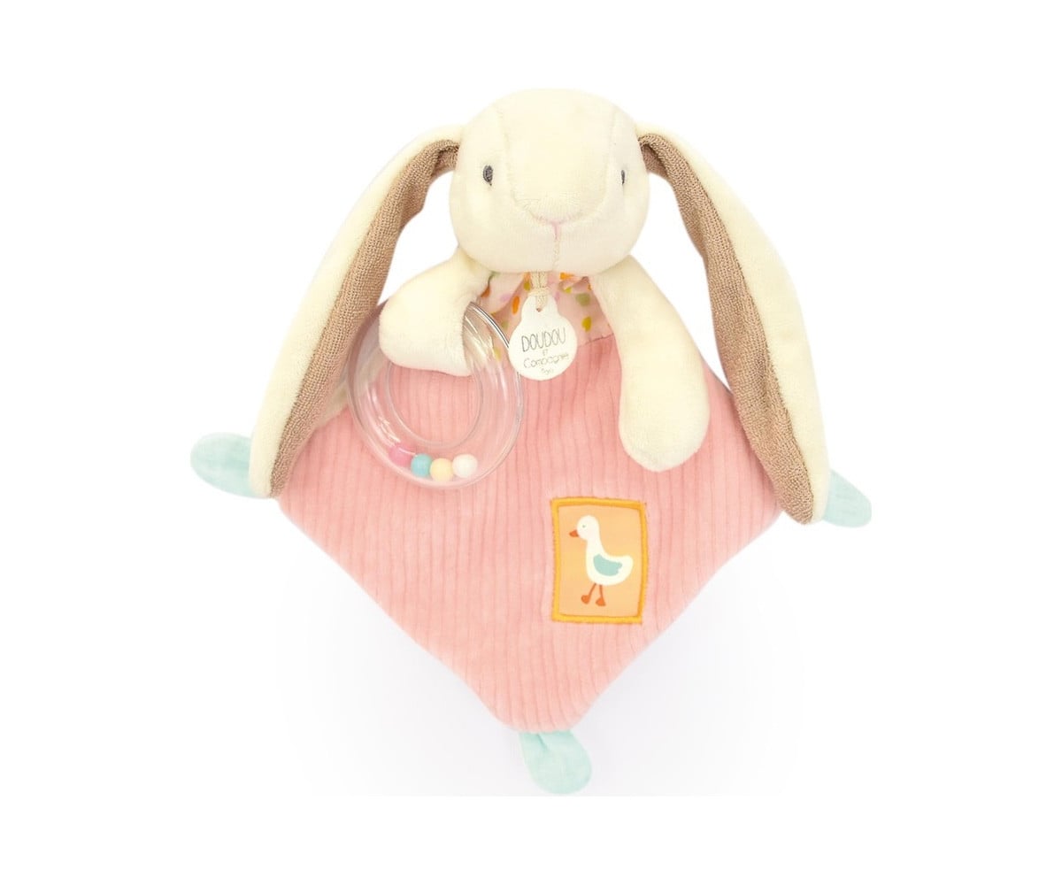 Doudou Sonajero Peluche Conejito Personalizable