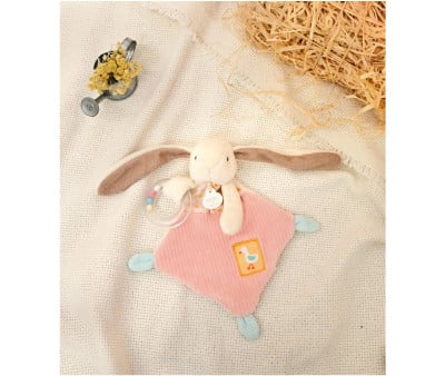 Doudou Sonajero Peluche Conejito Personalizable