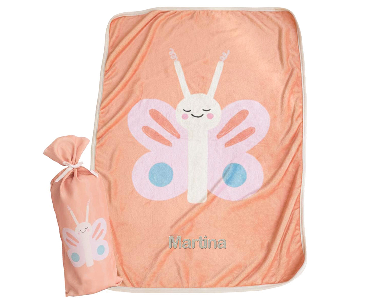 Coperta Butterfly Super Soft Personalizzabile