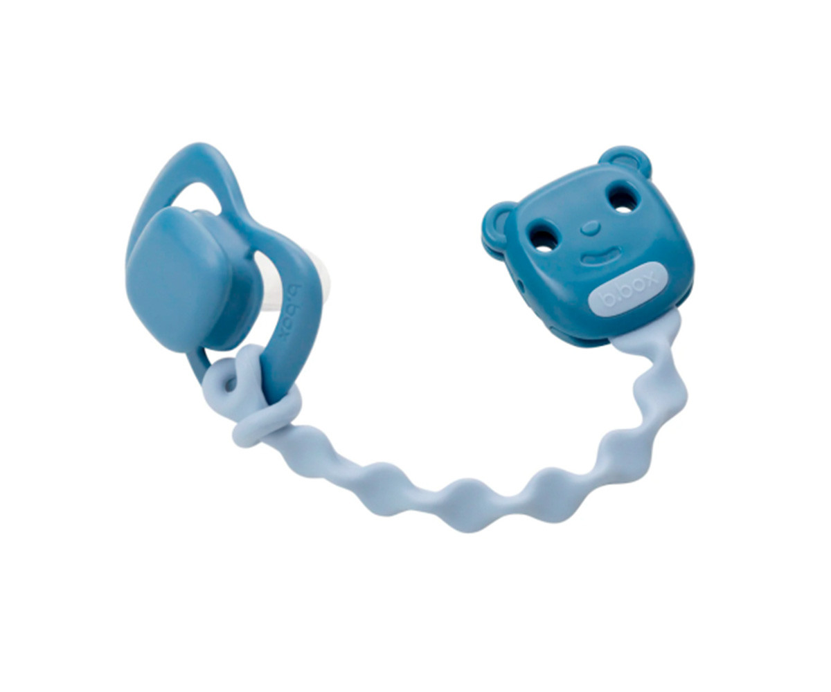 2 Attache-Sucettes en Silicone Sage/Ocean