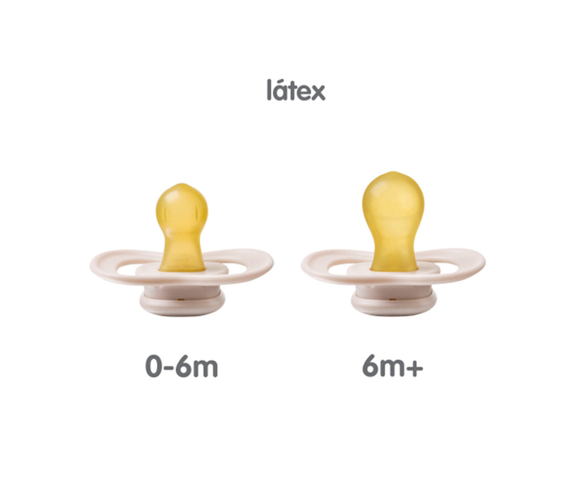 2 Sucettes Tétine Physiologique en Latex Ocean/Sky