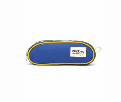 Estuche Doble Tricolor Azul Eléctrico