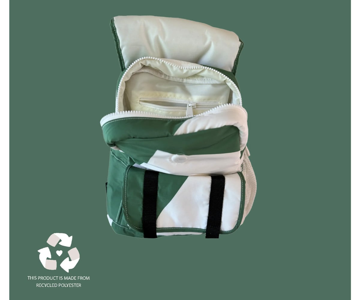 Mochila Infantil Reciclada Green Graphic