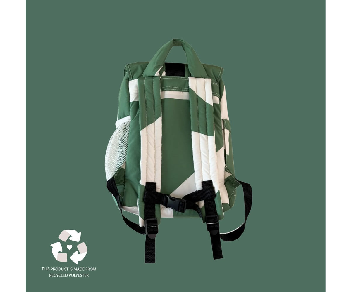 Mochila Infantil Reciclada Green Graphic