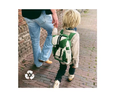 Mochila Infantil Reciclada Green Graphic
