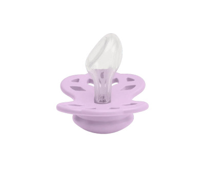 2 Sucettes BIBS Infinity Physiologique Pale Butter/Violet Sky