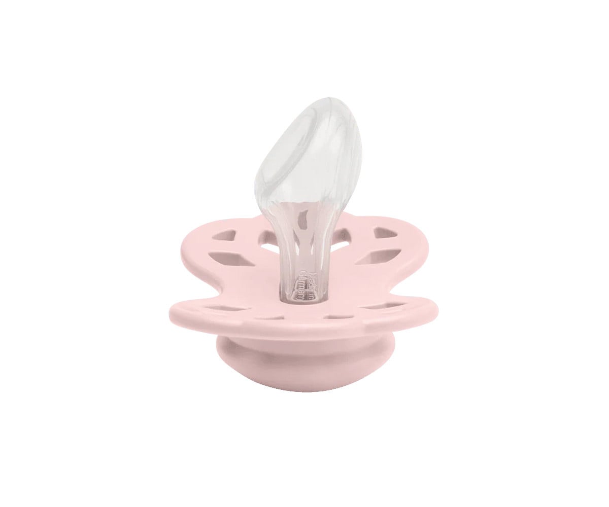 2 Sucettes BIBS Infinity Physiologique Ivory/Blossom