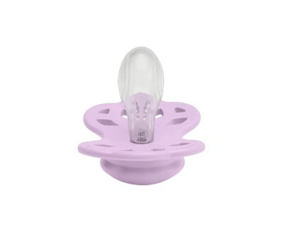 2 Sucettes BIBS Infinity Symétrique Pale Butter/Violet Sky