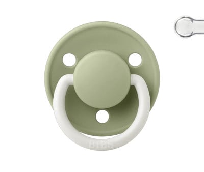 Succhietto Notturno BIBS De Lux Sage Silicone Imbustato