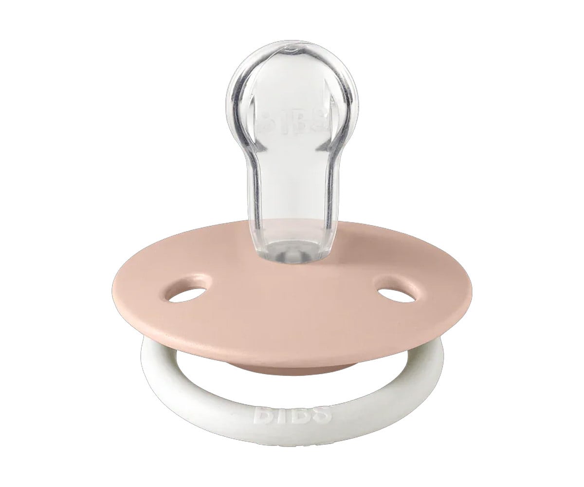 Chupete Nocturno BIBS De Lux Blush en Bolsita