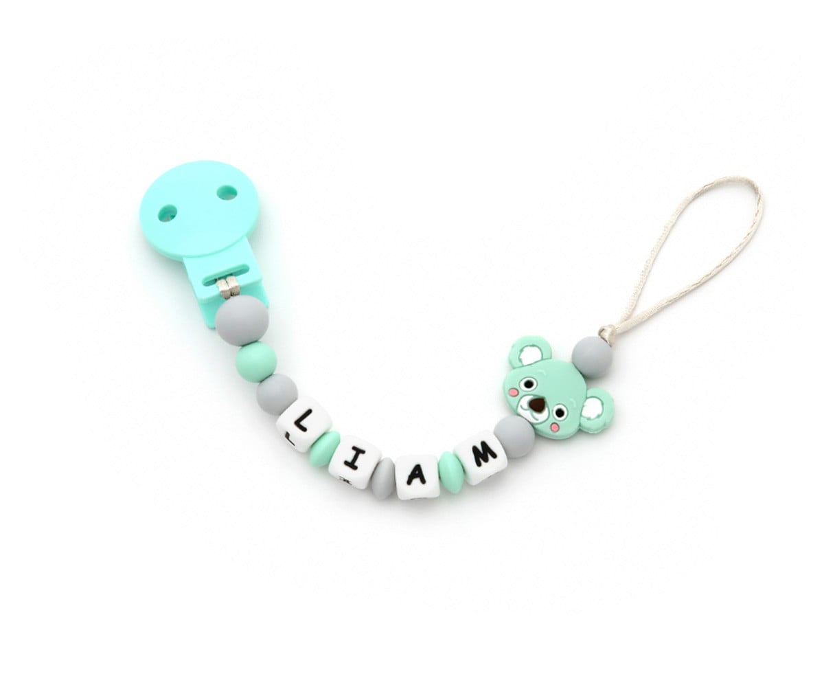 Attache-Sucette Personnalisé en Silicone Koala Mint
