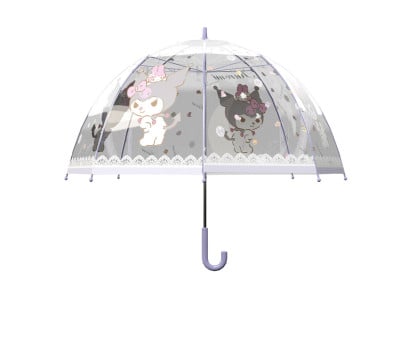 Ombrello per Bambini Kuromi Transparente Bubble