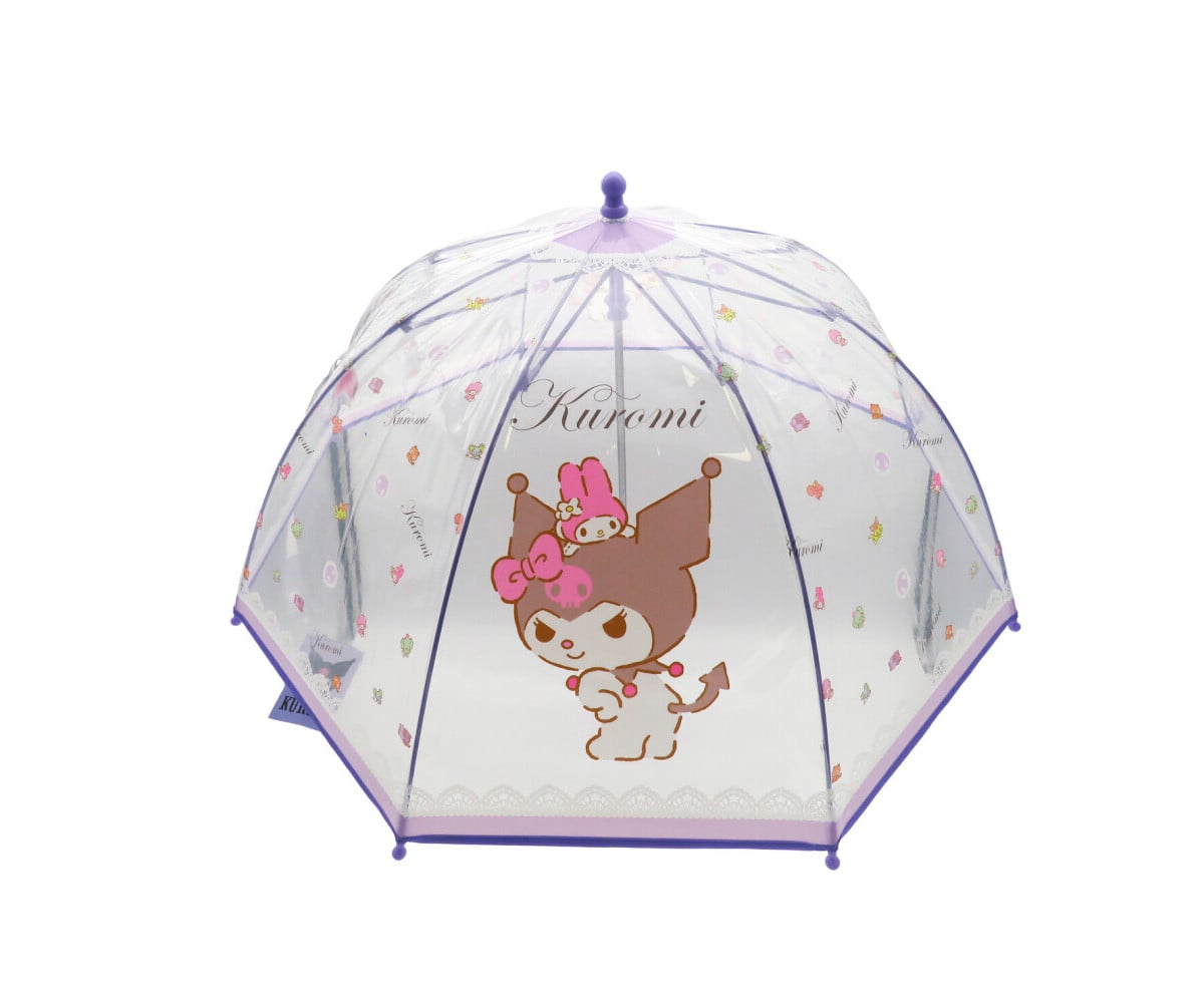 Guarda-chuva manual infantil Kuromi Transparent Bubble