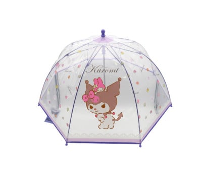 Guarda-chuva manual infantil Kuromi Transparent Bubble
