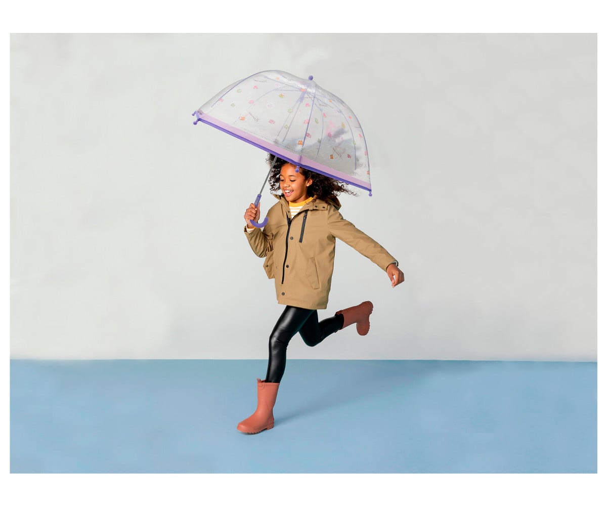 Guarda-chuva manual infantil Kuromi Transparent Bubble