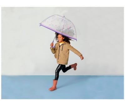 Guarda-chuva manual infantil Kuromi Transparent Bubble