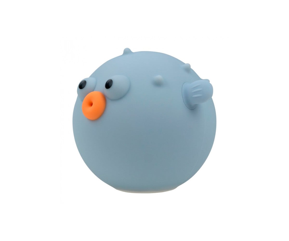 LED Night Light Blue Puffer Fish