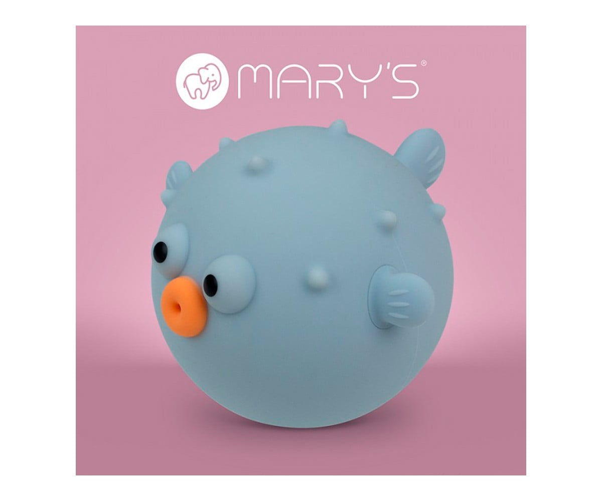 LED Night Light Blue Puffer Fish