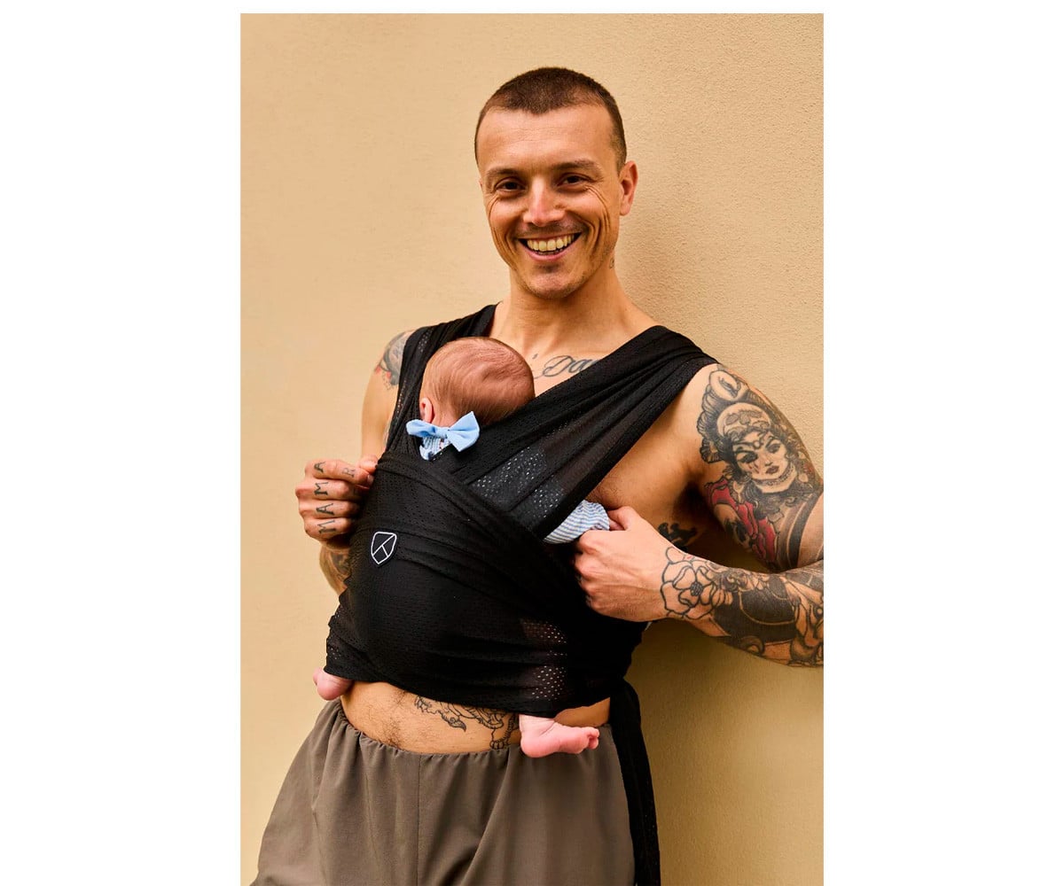 Breathable Pouch Cuddle Breeze Watersling Black