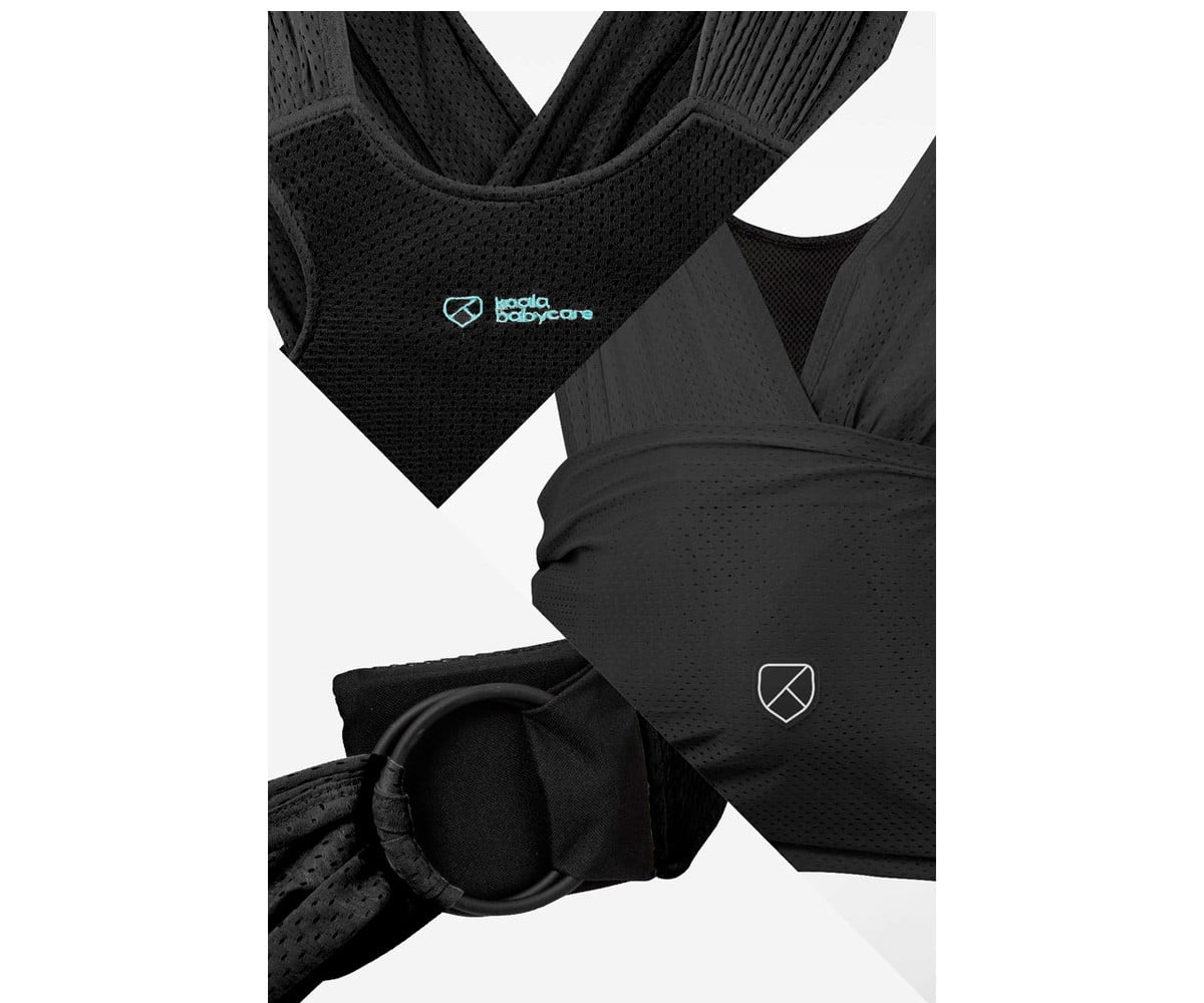 Breathable Pouch Cuddle Breeze Watersling Black