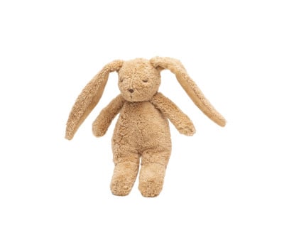 Peluche Sensoriale Organico Bunny Moonie Mini Cappuccino Personalizzabile
