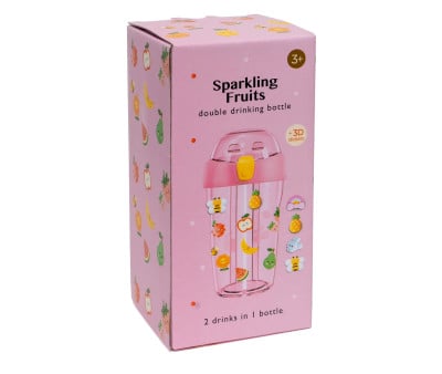 Botella Tritán 2 en 1 Sparkling Fruits
