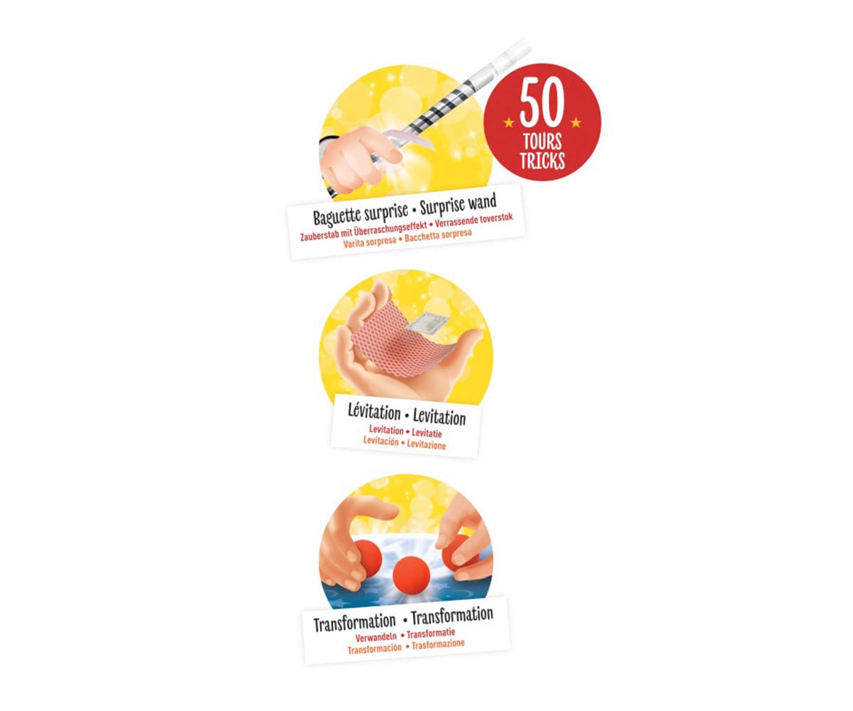 Conjunto mágico para crianças Magic Box 50 Wonderful Tricks