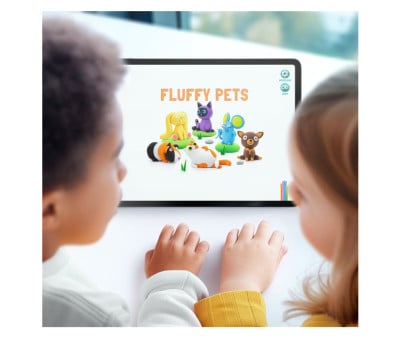 Plastilina Interattiva Fluffy Pets (15 vasetti)
