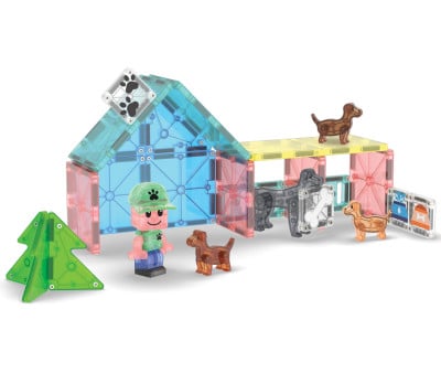 Costruzioni Magnetiche Magna-Tiles Puppy Park 27pz.
