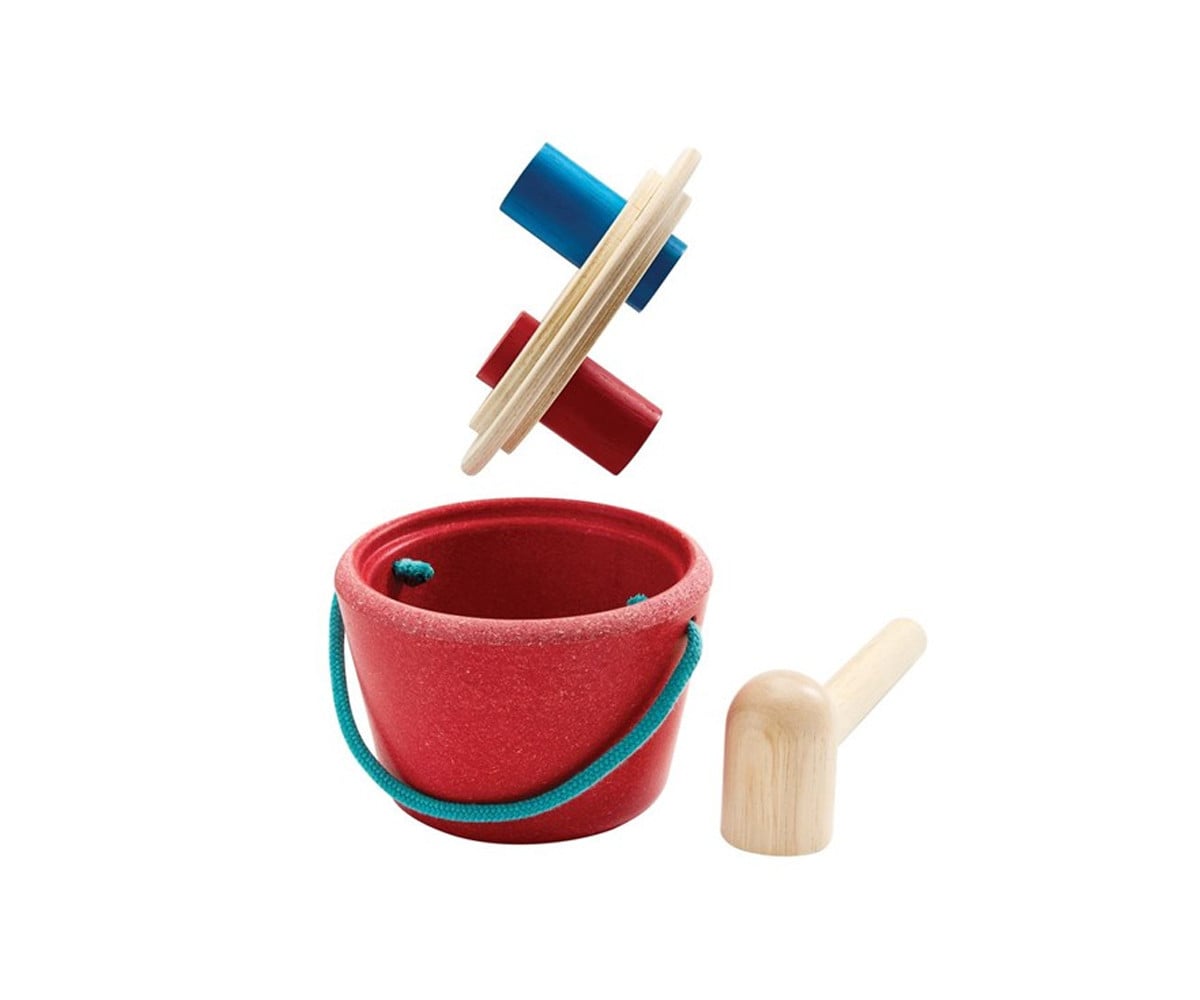 Balde de pesca Montessori Formas