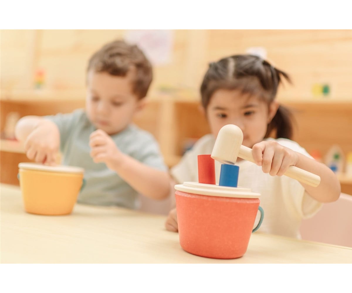 Balde de pesca Montessori Formas