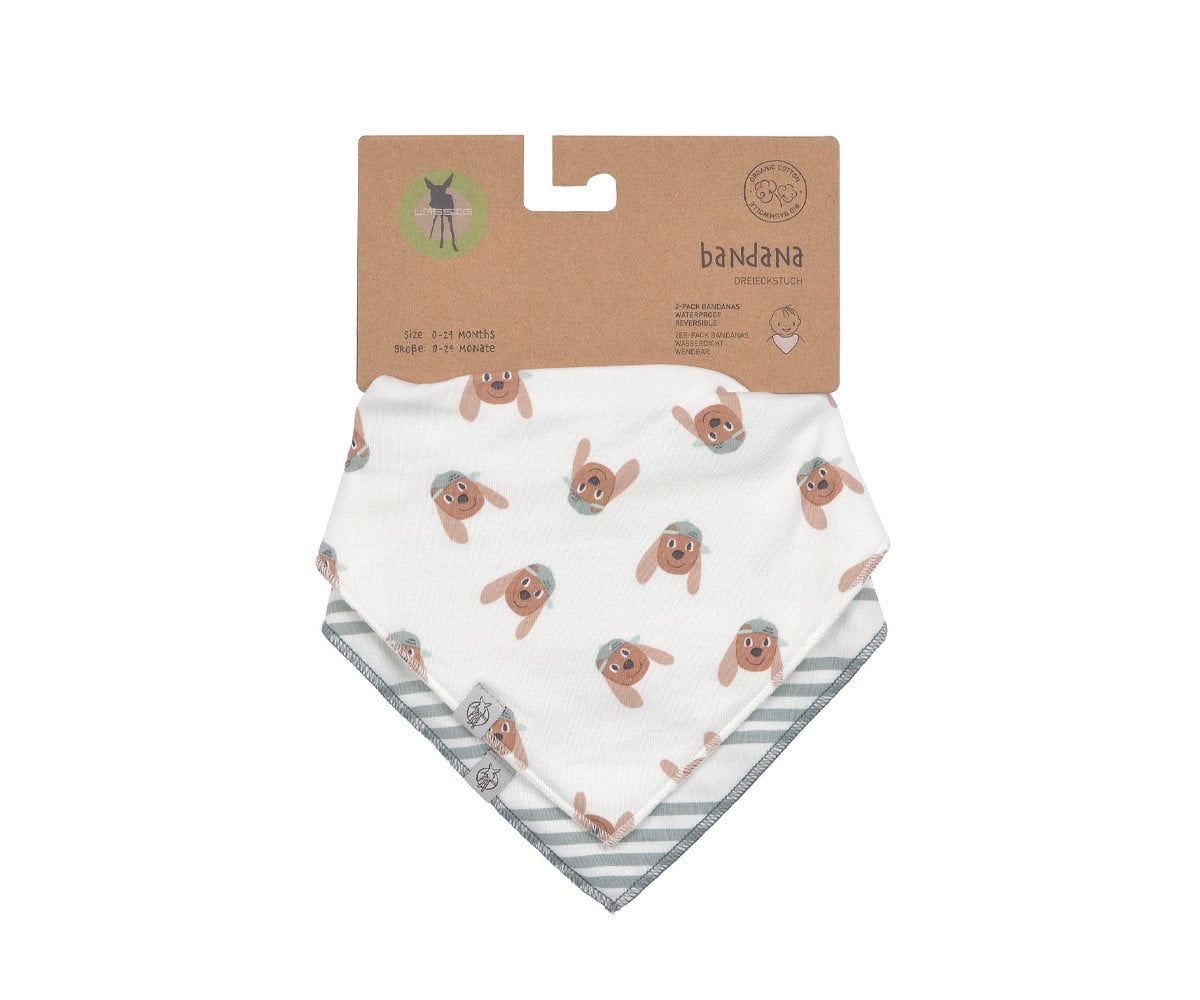 2 Bandana Mussolina Tiny Team Dog
